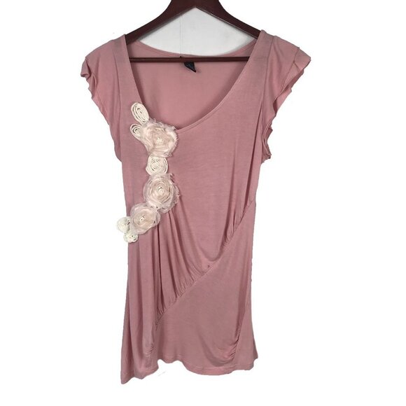 Pink Floral Top - Picture 1 of 2